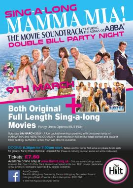 Mamma Mia Sing-a-long double bill Movie - NEW DATE