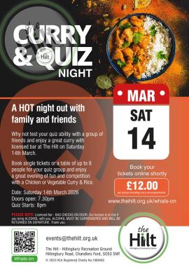 Quiz & Curry May 18th 2024